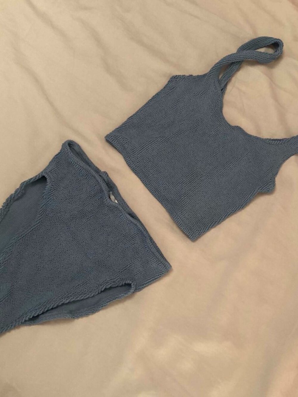 VERVE HIGH WAIST SET BLUE